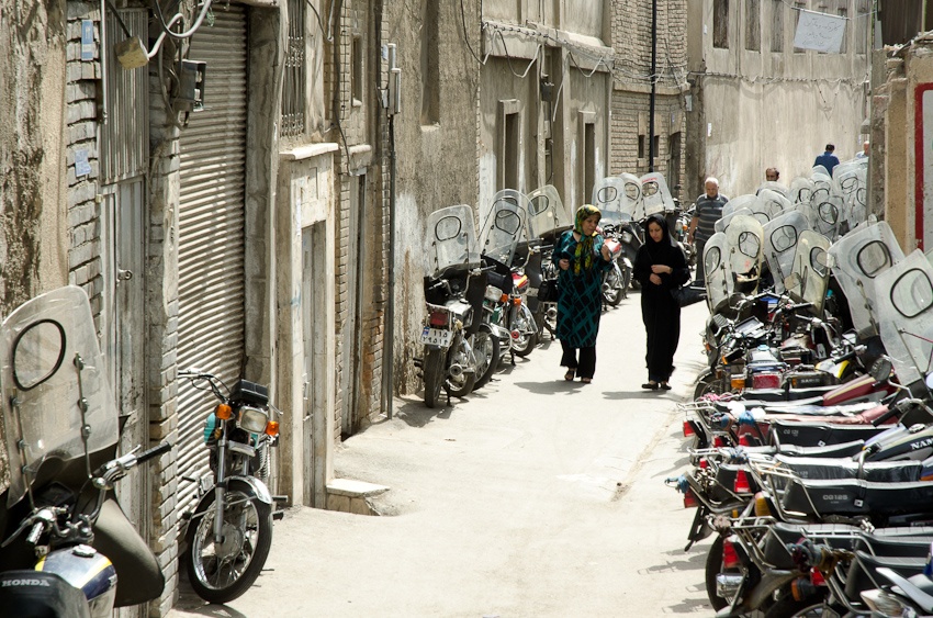 Alleyway in Tehran, Iran. 