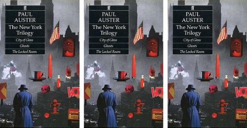 The cover of Paul Auster's New York Trilogy