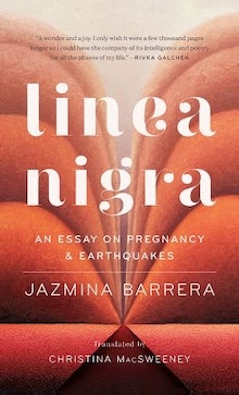 The cover of "Linea Nigra" by Jazmina Barrera, translated by Christina MacSweeney