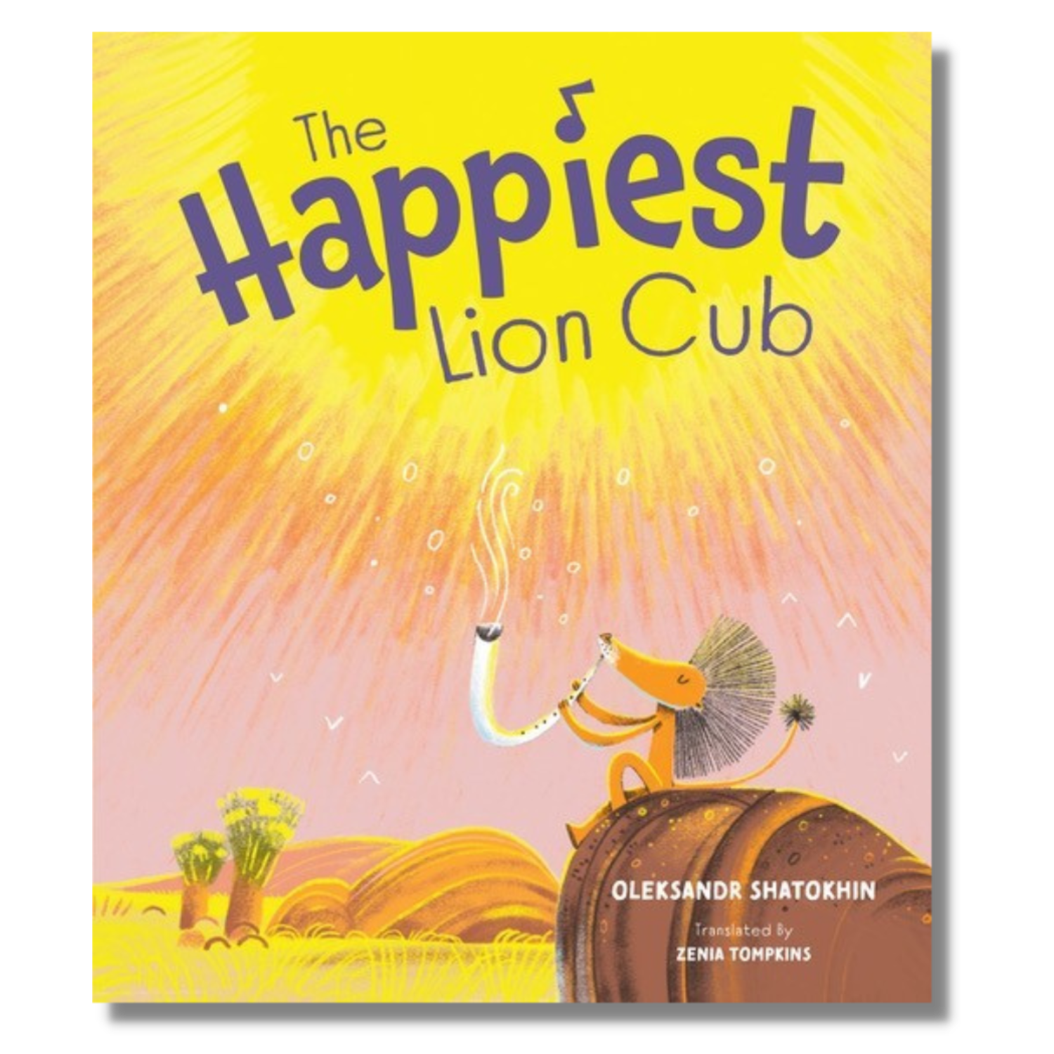 The cover of "The Happiest Lion Cub"