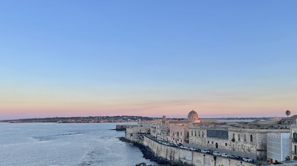 A view of the Siracusa coastline