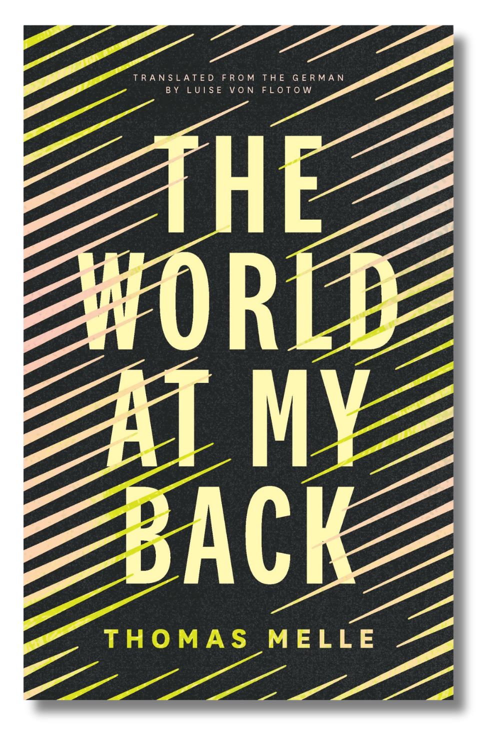 The cover of "The World at My Back" by Thomas Melle, translated by Luise von Flotow