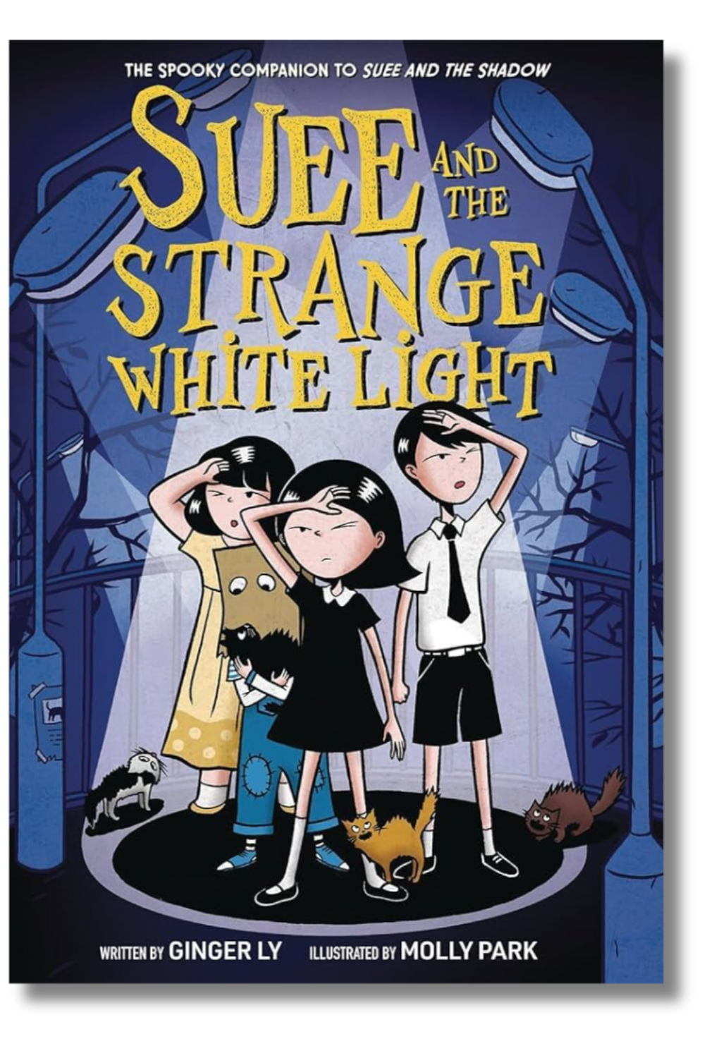 The cover of "Suee and the Strange White Light" by Ginger Ly