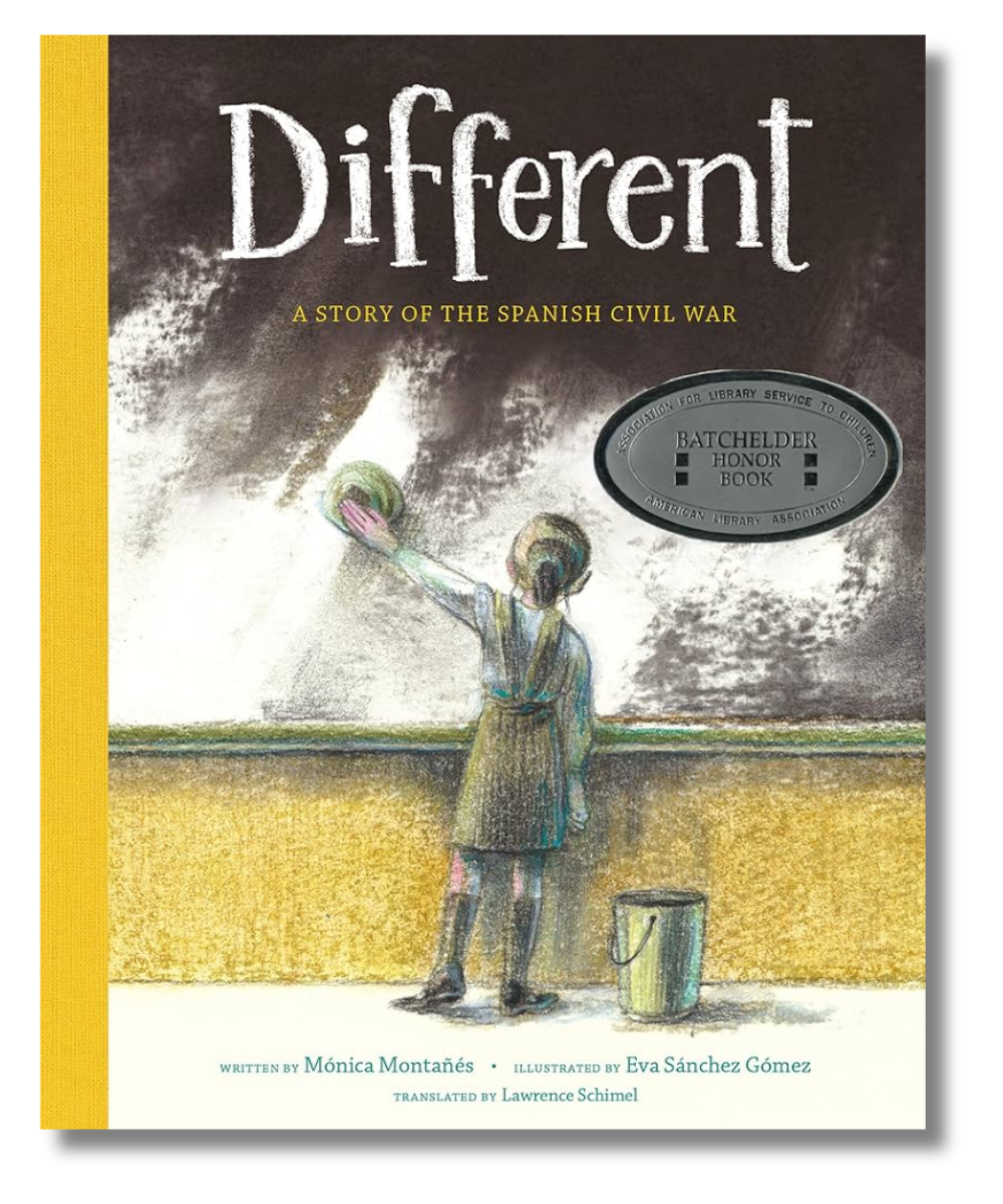 The cover of "Different: A Story of the Spanish Civil War" by Mónica Montañés, tr. by Lawrence Schimel