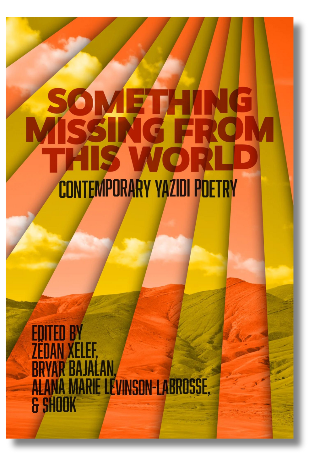 The cover of "Something Missing from This World," edited by Zedan Xelef, Bryar Bajalan, Alana Marie Levinson-LaBrosse, and Shook