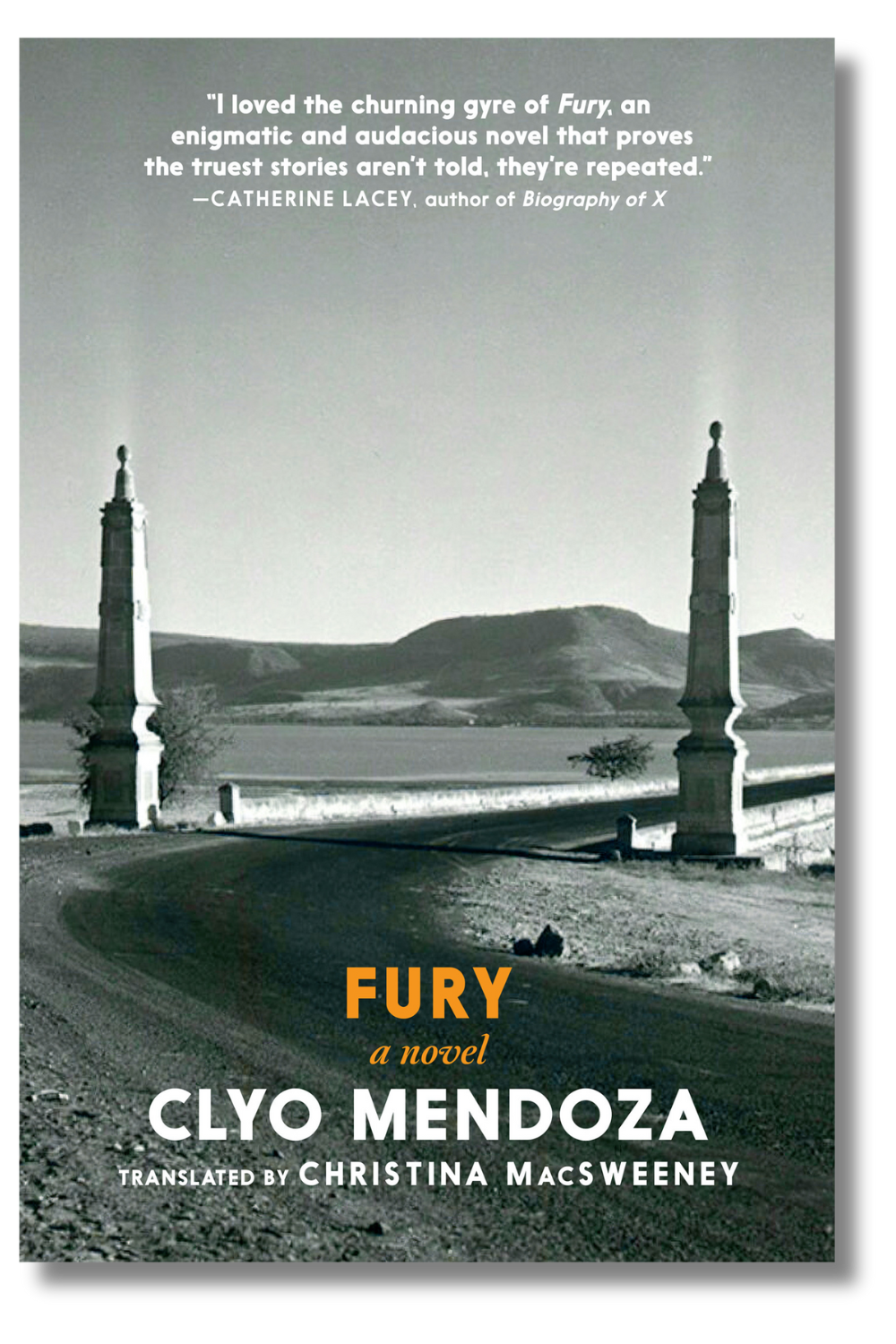 The cover of "Fury" by Clyo Mendoza, tr. Christina MacSweeney