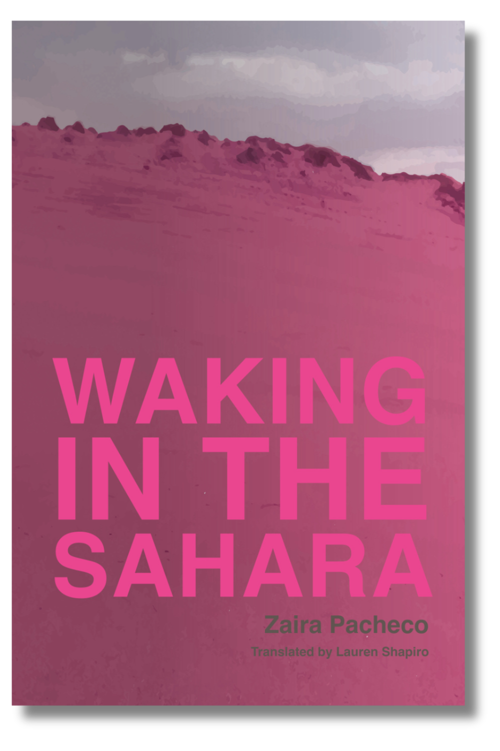 The cover of "Waking in the Sahara" by Zaira Pacheco, tr. Lauren Shapiro